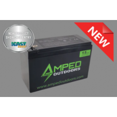 Amped Outdoors 15ah Lithium lifeP04 Battery