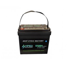 Amped Outdoors 16V 50Ah LiFePO4 Battery - Bluetooth - IP67 Waterproof - On board Charger Included!