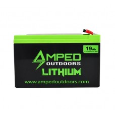 Amped Outdoors 19Ah Lithium NMC Battery with Charger